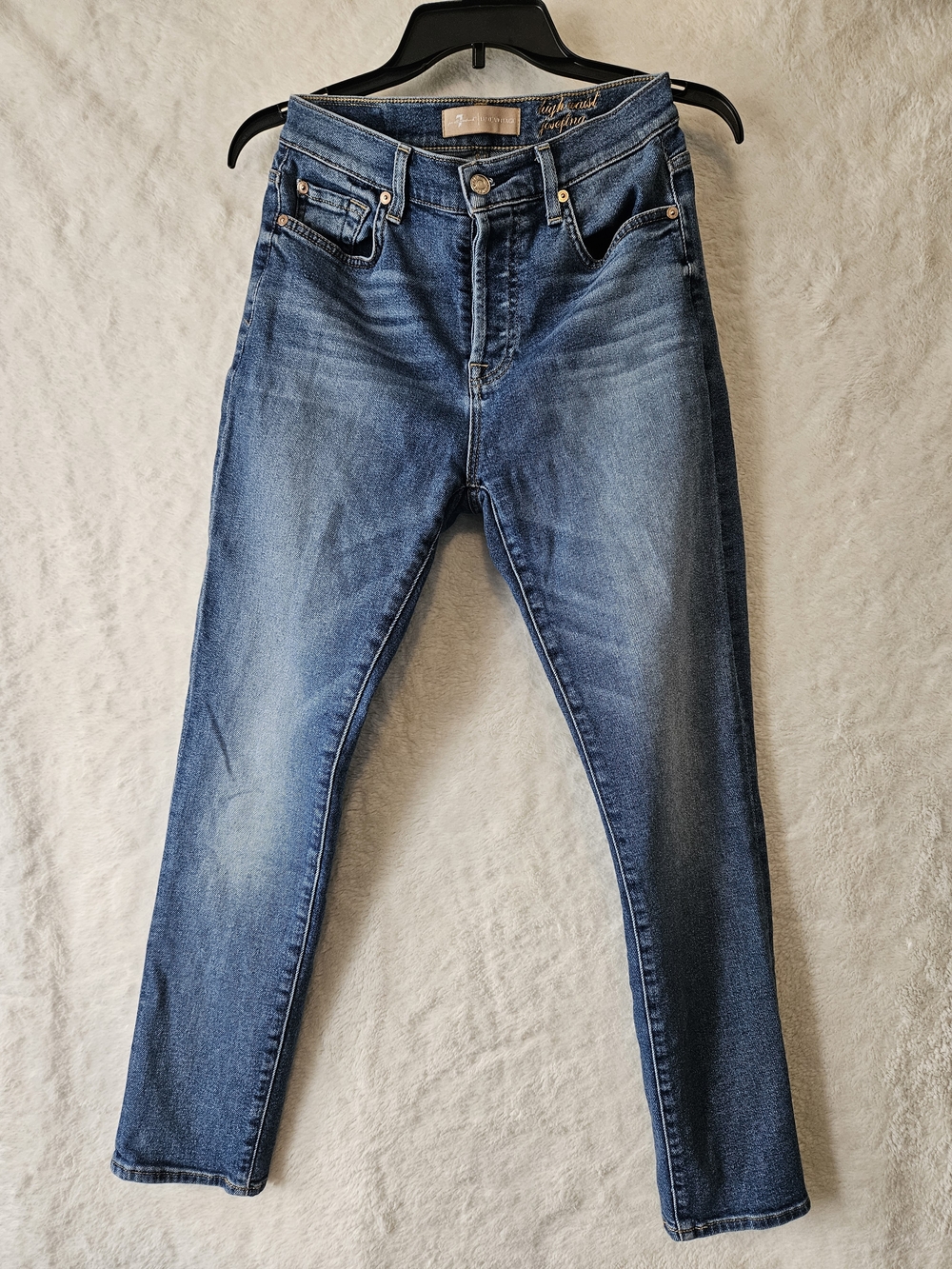 Women's Slim Jeans - Medium Blue Wash